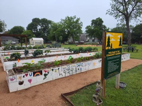 Garden view entrance Fellowship Garden