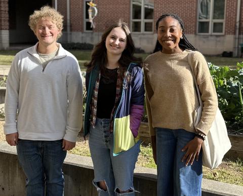 Environmental Humanities Student Leaders Smiling