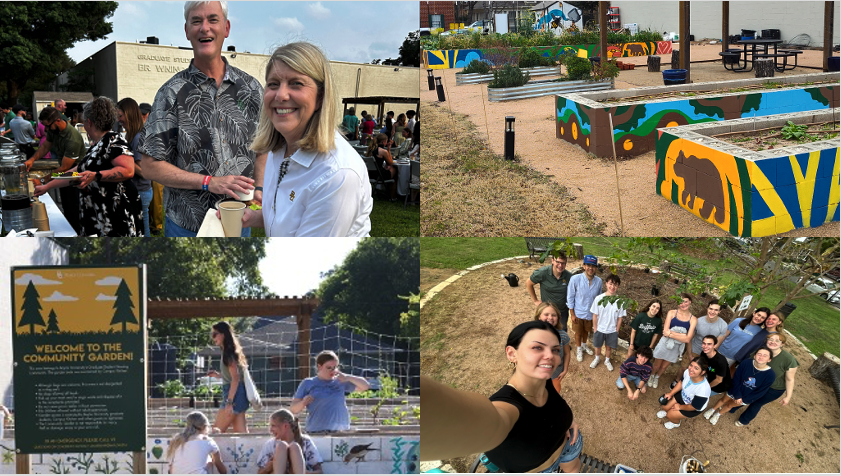 Image of Fellowship Garden and People Using it For Events